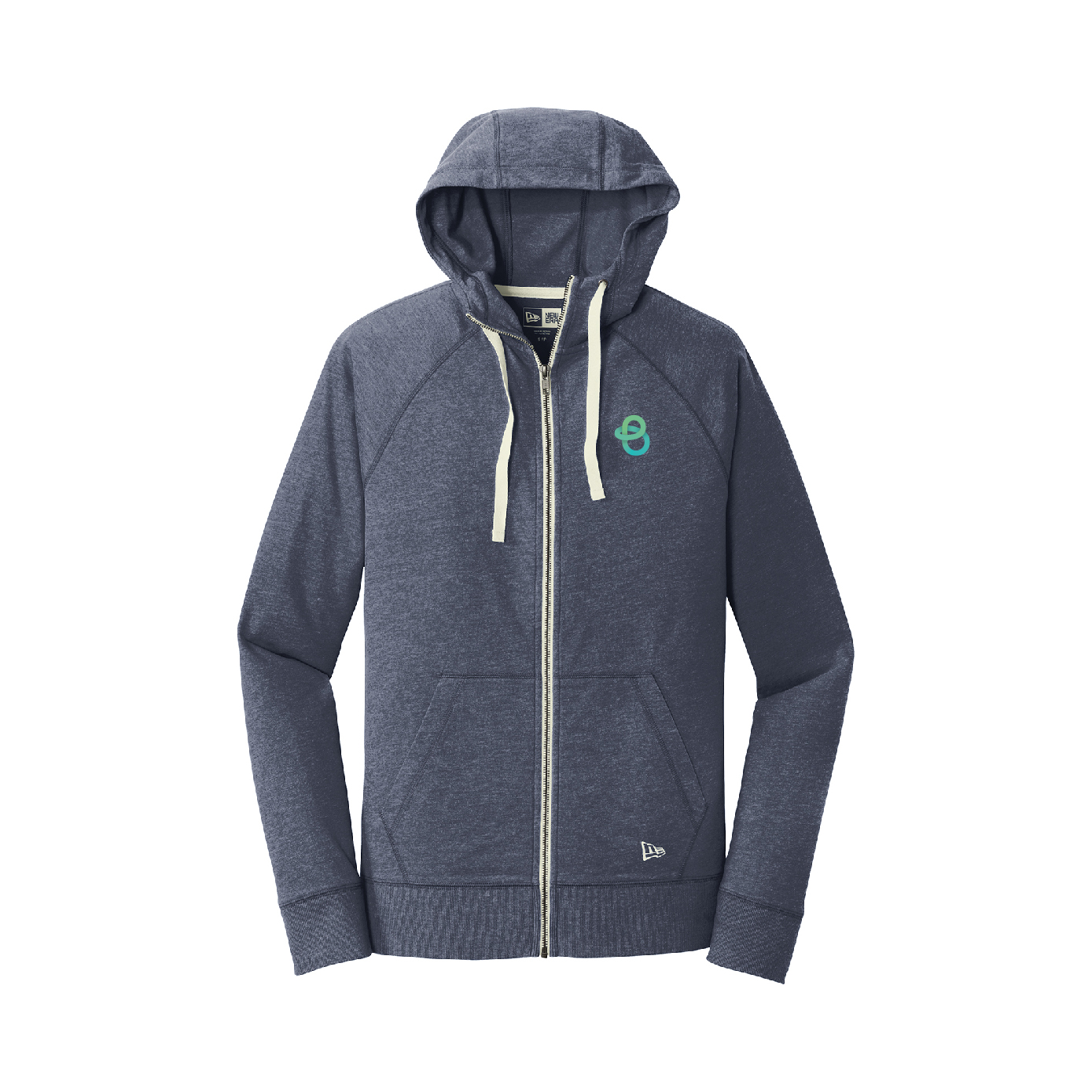New Era Sueded Cotton Blend Full-Zip Hoodie